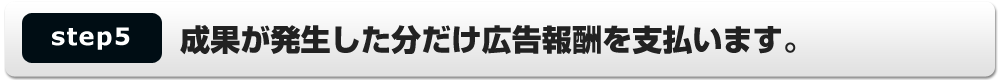 確定金額をご登録口座にお振り込み。